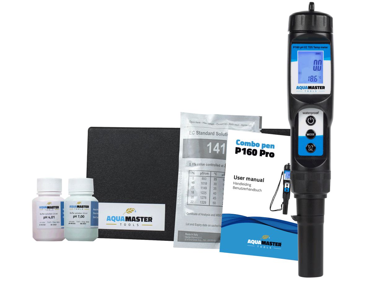 Combo pen P160 Pro pH, EC, PPM, TDS, temp.