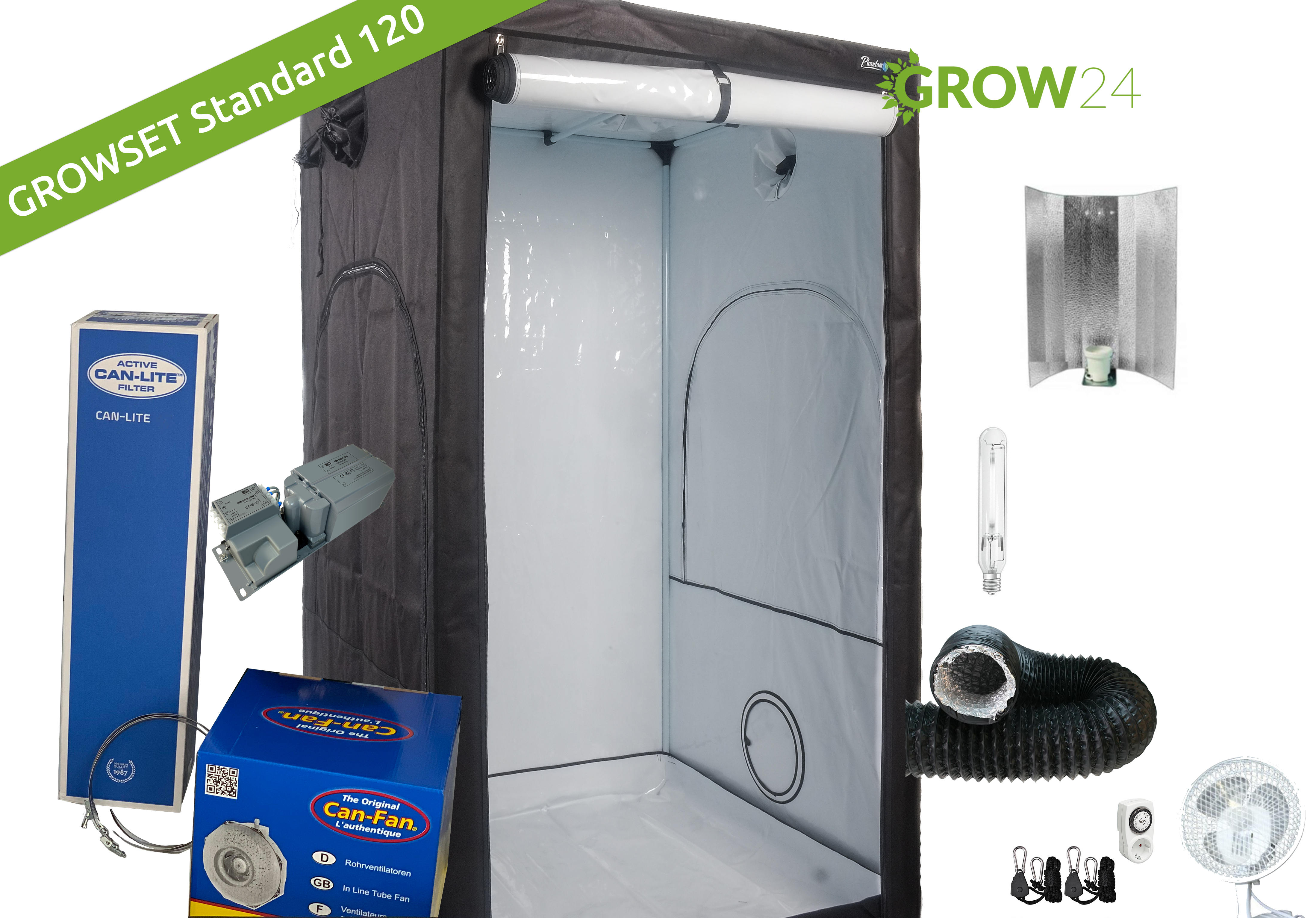 Growbox Standard 120 Komplettset