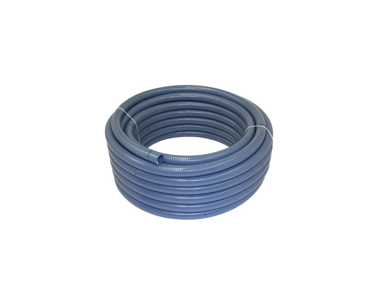 AquaStar Abfluss- und Entwässerungsschlauch grau 63 mm – 25 Meter Rolle