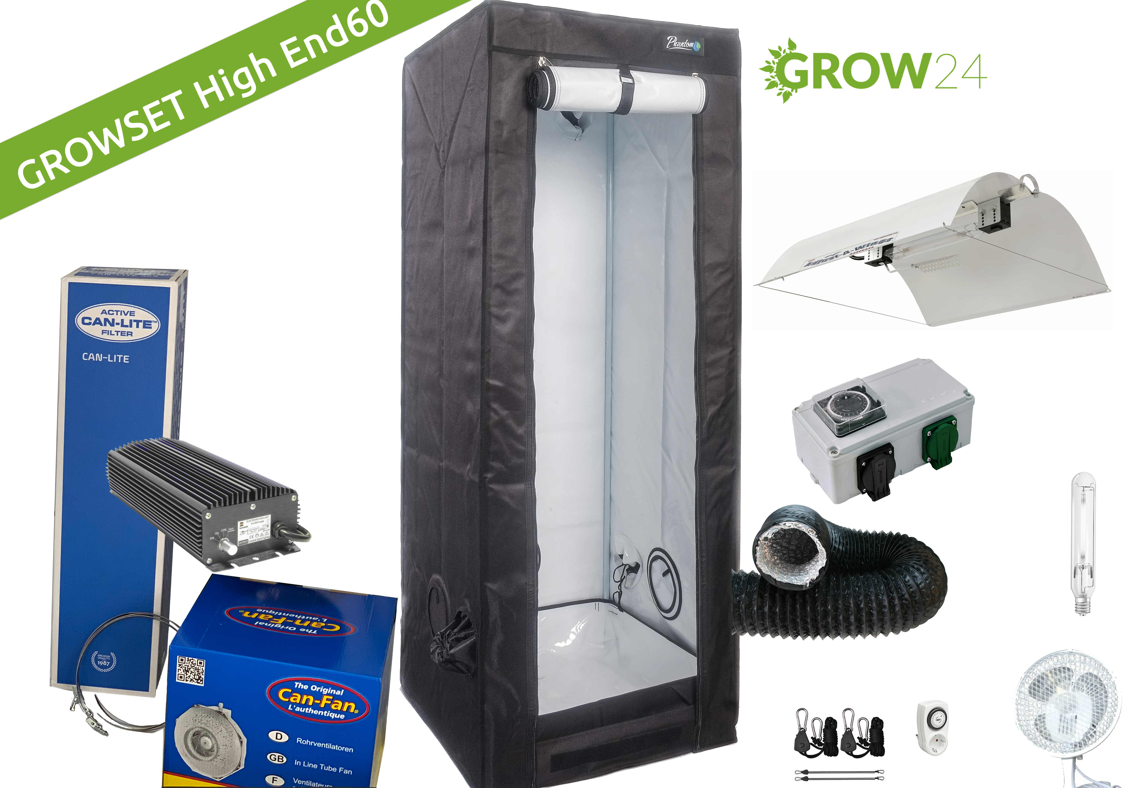 Growbox High End 60 Komplettset