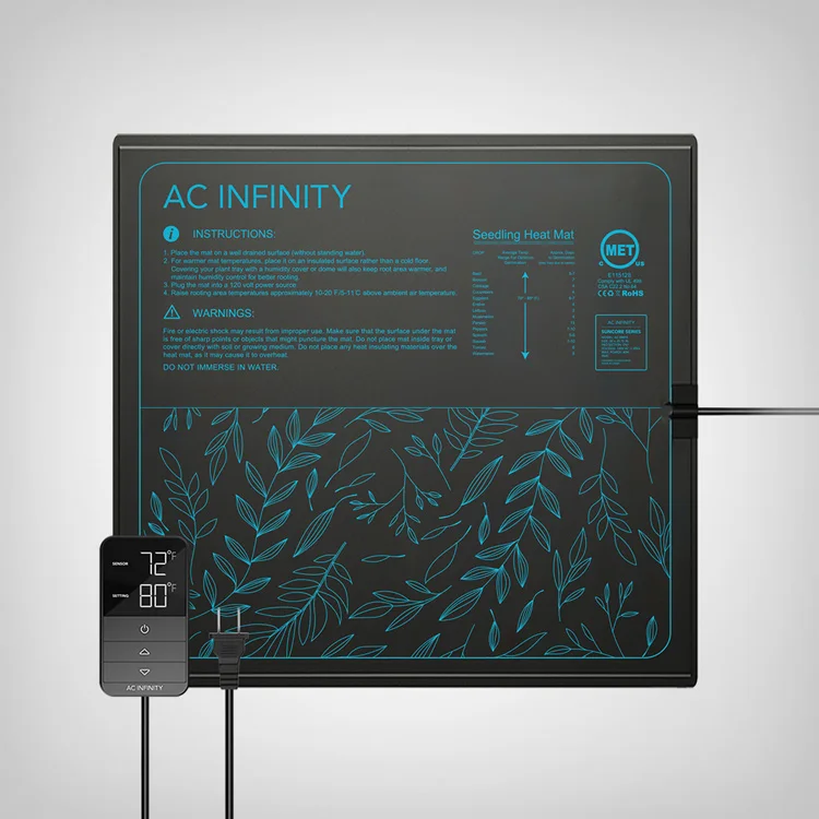 AC Infinity SUNCORE H5 Heizmatte, 50,8x52,7cm, 40W