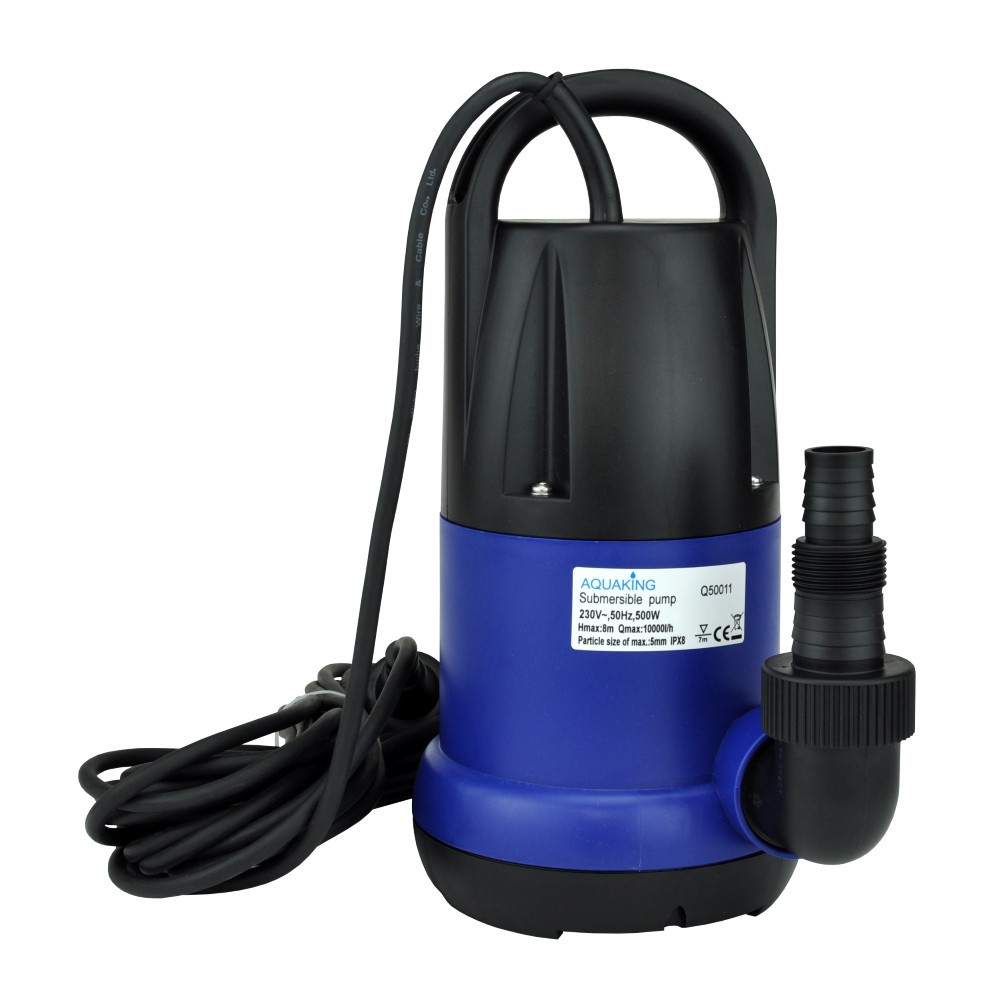 Aquaking Q50011 Tauchpumpe mit integriertem Schwimmer (10000 L/U)