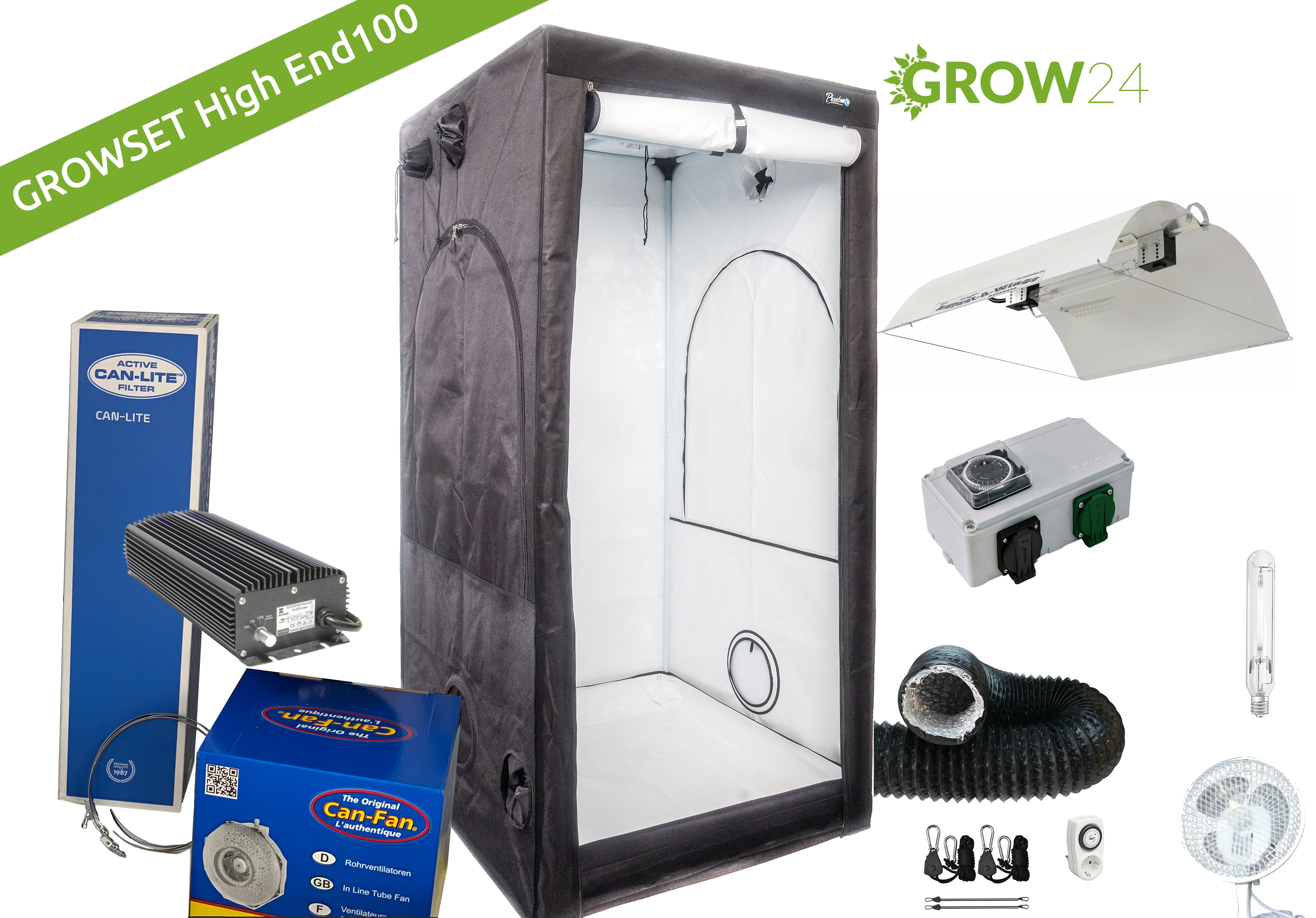 Growbox High End 100 Komplettset