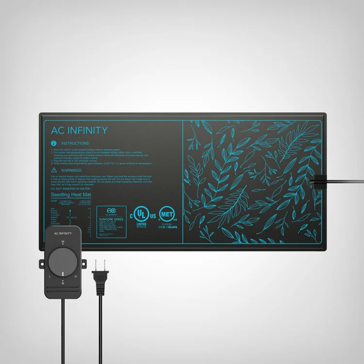 AC Infinity SUNCORE S3 wasserfeste Heizmatte, 25,4x52,7cm, 20W